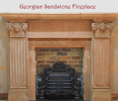 Georgian Sandstone Fireplace